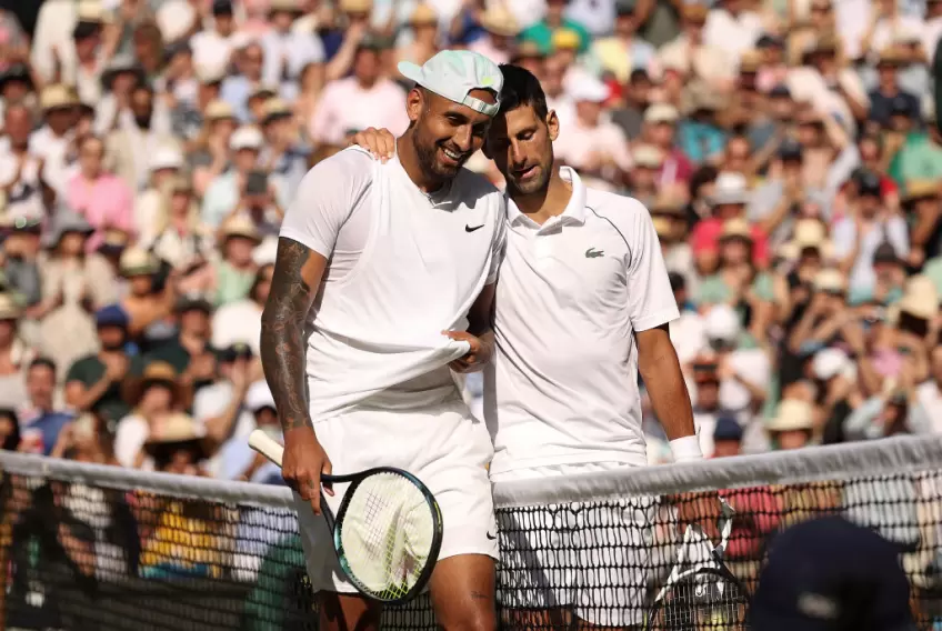 Nick Kyrgios to Novak Djokovic: "He my coach? No, let's go drink together!"