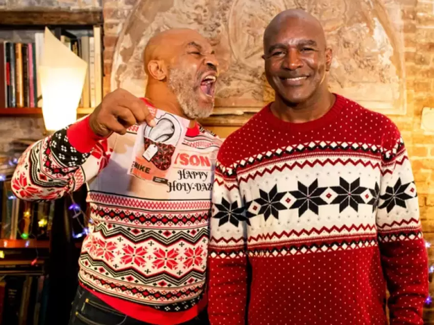 Mike Tyson and Evander Holyfield in business together!