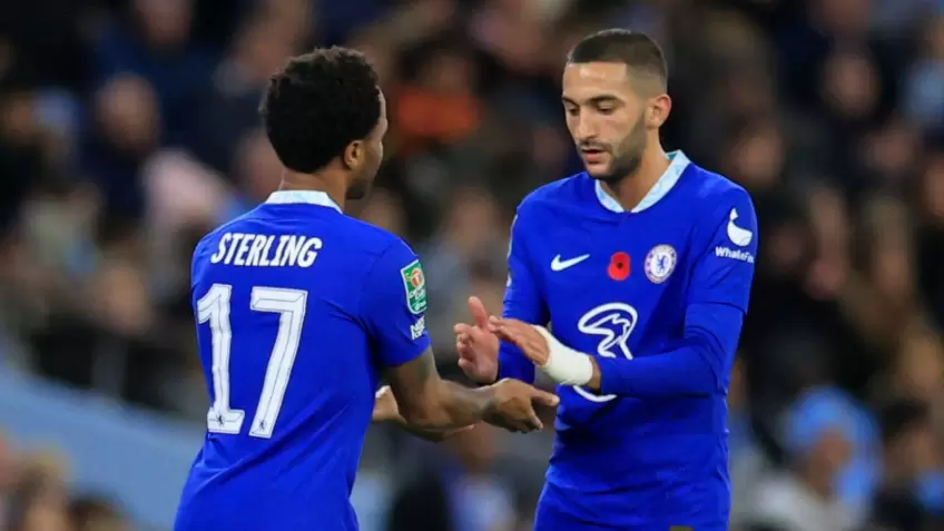 Frank Lampard on fans booing Hakim Ziyech and Raheem Sterling