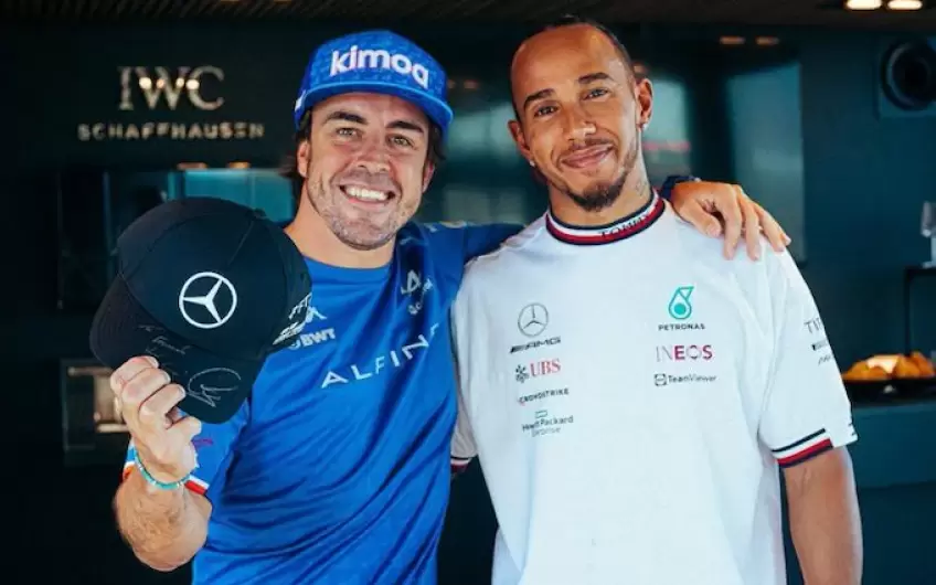 Fernando Alonso: Lewis Hamilton had the luck to have a very dominant car